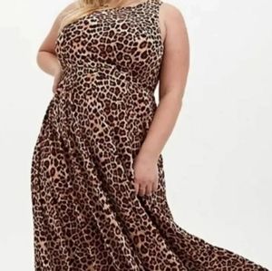 NWT Torrid Cheetah Print Maxi Dress